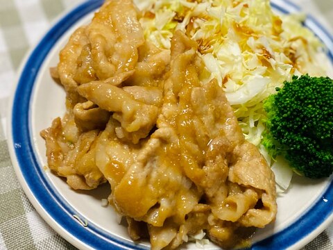 爽やか！フルーティなりんご風味の生姜焼き